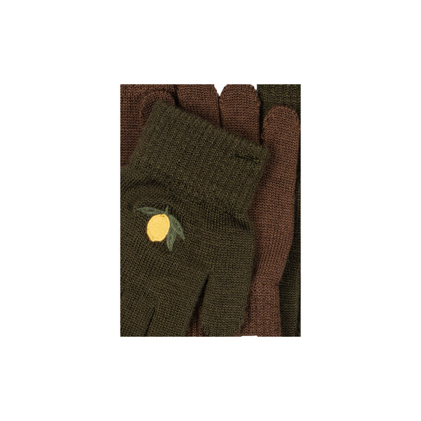 2 Pack Filla Gloves, kombu green, Konges Sl&oslash;jd